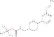 [1-(6-Ethoxy-pyrimidin-4-yl)-piperidin-4-ylmethyl]-carbamic acid tert-butyl ester