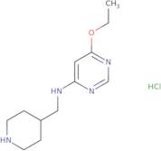 (6-Ethoxy-pyrimidin-4-yl)-piperidin-4-ylmethyl-amine hydrochloride