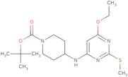 4-(6-Ethoxy-2-methylsulfanyl-pyrimidin-4-ylamino)-piperidine-1-carboxylic acid tert-butyl ester