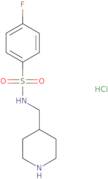4-Fluoro-N-piperidin-4-ylmethyl-benzenesulfonamide hydrochloride