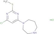 1-(6-Chloro-2-methylsulfanyl-pyrimidin-4-yl)-[1,4]diazepane hydrochloride