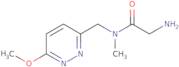 2-Amino-N-(6-methoxy-pyridazin-3-ylmethyl)-N-methyl-acetamide