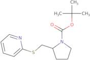 2-(Pyridin-2-ylsulfanylmethyl)-pyrrolidine-1-carboxylic acid tert-butyl ester