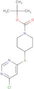 tert-Butyl 4-[(6-chloropyrimidin-4-yl)sulfanyl]piperidine-1-carboxylate