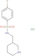 4-Fluoro-N-piperidin-3-ylmethyl-benzenesulfonamide hydrochloride