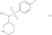 4-Fluoro-N-methyl-N-piperidin-3-yl-benzenesulfonamide hydrochloride