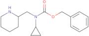 Cyclopropyl-piperidin-2-ylmethyl-carbamic acid benzyl ester