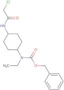 [4-(2-Chloro-acetylamino)-cyclohexyl]-ethyl-carbamic acid benzyl ester