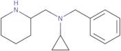 Benzyl-cyclopropyl-piperidin-2-ylmethyl-amine