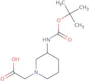 2-(3-{[(tert-Butoxy)carbonyl]amino}piperidin-1-yl)acetic acid