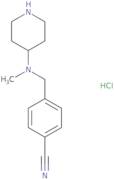 4-[(Methyl-piperidin-4-yl-amino)-methyl]-benzonitrile hydrochloride