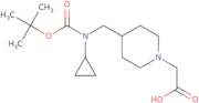 {4-[(tert-Butoxycarbonyl-cyclopropyl-amino)-methyl]-piperidin-1-yl}-acetic acid