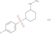 [1-(4-Fluoro-benzenesulfonyl)-piperidin-3-yl]-methyl-amine hydrochloride