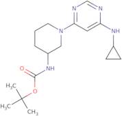 [1-(6-Cyclopropylamino-pyrimidin-4-yl)-piperidin-3-yl]-carbamic acid tert-butyl ester