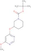 3-(6-Methoxy-pyrimidin-4-yloxy)-piperidine-1-carboxylic acid tert-butyl ester