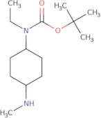 Ethyl-(4-methylamino-cyclohexyl)-carbamic acid tert-butyl ester