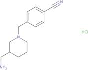 4-(3-Aminomethyl-piperidin-1-ylmethyl)-benzonitrile hydrochloride