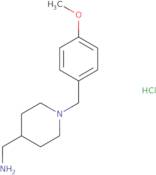 [1-(4-Methoxy-benzyl)-piperidin-4-yl]-methyl-amine hydrochloride