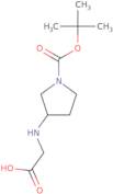 2-({1-[(tert-Butoxy)carbonyl]pyrrolidin-3-yl}amino)acetic acid