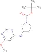 3-(6-Methoxy-pyrimidin-4-ylamino)-pyrrolidine-1-carboxylic acid tert-butyl ester