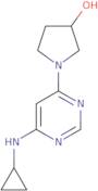 1-(6-Cyclopropylamino-pyrimidin-4-yl)-pyrrolidin-3-ol