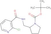 2-{[(2-Chloro-pyridine-3-carbonyl)-amino]-methyl}-pyrrolidine-1-carboxylic acid tert-butyl ester