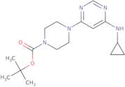 4-(6-Cyclopropylamino-pyrimidin-4-yl)-piperazine-1-carboxylic acid tert-butyl ester
