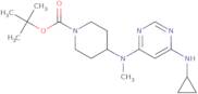 4-[(6-Cyclopropylamino-pyrimidin-4-yl)-methyl-amino]-piperidine-1-carboxylic acid tert-butyl ester