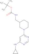 [1-(6-Cyclopropylamino-pyrimidin-4-yl)-piperidin-3-ylmethyl]-carbamic acid tert-butyl ester