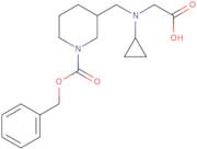 3-[(Carboxymethyl-cyclopropyl-amino)-methyl]-piperidine-1-carboxylic acid benzyl ester