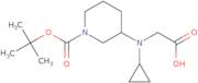 3-(Carboxymethyl-cyclopropyl-amino)-piperidine-1-carboxylic acid tert-butyl ester