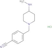 4-(4-Methylamino-piperidin-1-ylmethyl)-benzonitrile hydrochloride