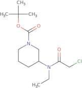 3-[(2-Chloro-acetyl)-ethyl-amino]-piperidine-1-carboxylic acid tert-butyl ester