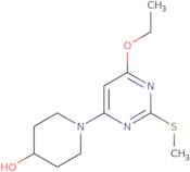 1-(6-Ethoxy-2-methylsulfanyl-pyrimidin-4-yl)-piperidin-4-ol