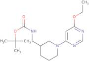 [1-(6-Ethoxy-pyrimidin-4-yl)-piperidin-3-ylmethyl]-carbamic acid tert-butyl ester