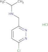 N-((6-Chloropyridazin-3-yl)methyl)propan-2-amine hydrochloride