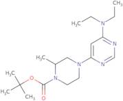 4-(6-Diethylamino-pyrimidin-4-yl)-2-methyl-piperazine-1-carboxylic acid tert-butyl ester