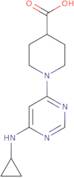 1-(6-Cyclopropylamino-pyrimidin-4-yl)-piperidine-4-carboxylic acid