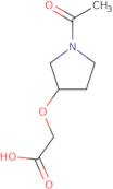 (1-Acetyl-pyrrolidin-3-yloxy)-acetic acid