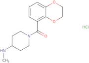 (2,3-Dihydro-benzo[1,4]dioxin-5-yl)-(4-methylamino-piperidin-1-yl)-methanone hydrochloride