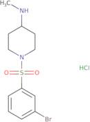 [1-(3-Bromo-benzenesulfonyl)-piperidin-4-yl]-methyl-amine hydrochloride