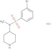 3-Bromo-N-methyl-N-piperidin-4-yl-benzenesulfonamide hydrochloride