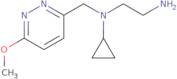 N1-Cyclopropyl-N1-(6-methoxy-pyridazin-3-ylmethyl)-ethane-1,2-diamine