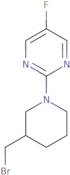 2-(3-Bromomethyl-piperidin-1-yl)-5-fluoro-pyrimidine
