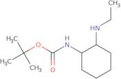 (2-Ethylamino-cyclohexyl)-carbamic acid tert-butyl ester
