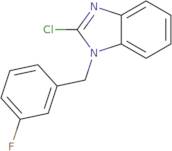 2-Chloro-1-(3-fluoro-benzyl)-1H-benzoimidazole