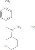 Methyl-(4-methyl-benzyl)-piperidin-3-yl-amine hydrochloride