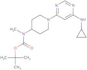 [1-(6-Cyclopropylamino-pyrimidin-4-yl)-piperidin-4-yl]-methyl-carbamic acid tert-butyl ester