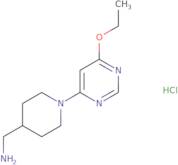 C-[1-(6-Ethoxy-pyrimidin-4-yl)-piperidin-4-yl]-methylamine hydrochloride