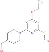 [1-(6-Ethoxy-2-methylsulfanyl-pyrimidin-4-yl)-piperidin-4-yl]-methanol